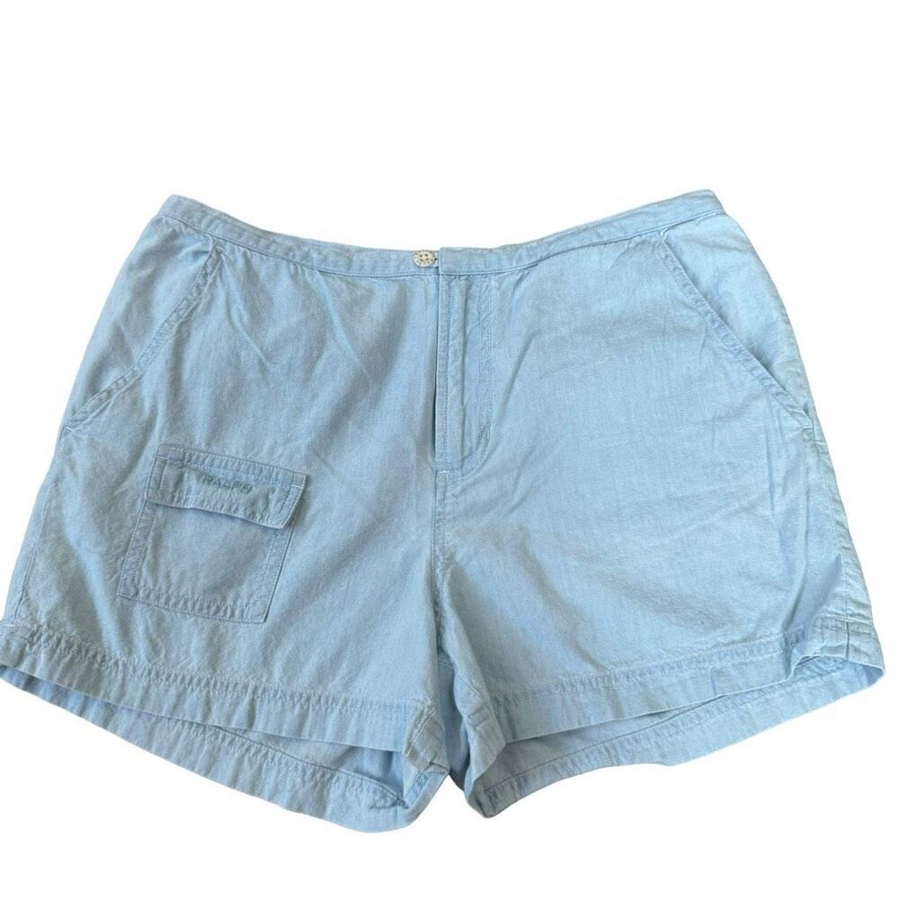 Ralph Lauren 100% cotton blue women’s shorts size 8